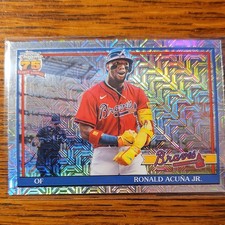 Topps 2026 Series 1 1991 Chrome Silver Pack Mojo Ronald Acuña Jr. Braves #91C-43