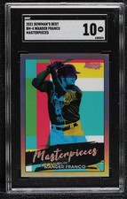 2021 Bowman's Best Bowman Masterpieces Wander Franco #BM-4 SGC 10 GEM 10gn