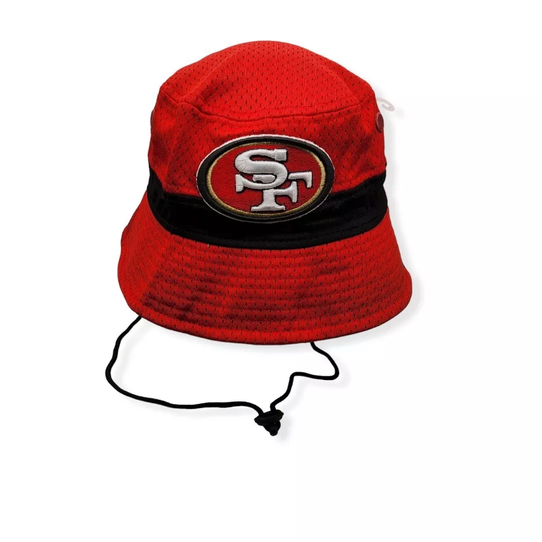 New Era San Francisco 49ers Jersey Pop Bucket Hat OTC Size S/M