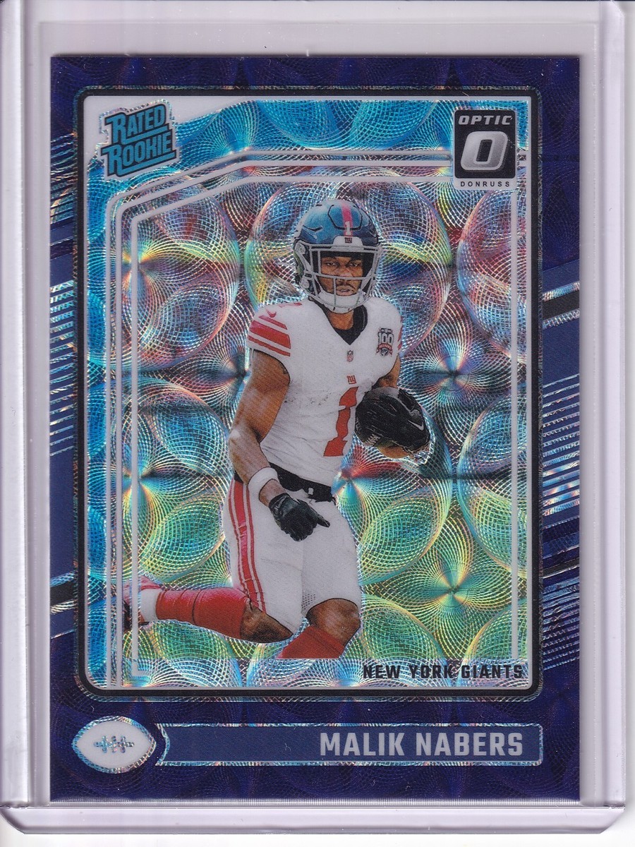 2024-25 Panini Donruss Optic Malik Nabers Rated Rookie Purple