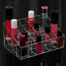 24 Porta Rossetto Espositore Cosmetico Organizzatore Trucco Contenitore Custodia