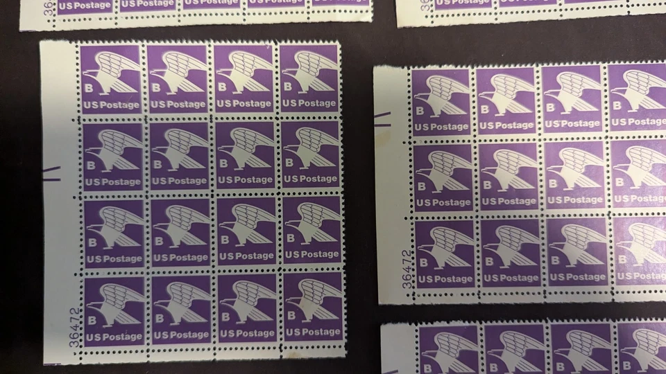 "B" Stamp Bonanza Blocks Plate #'s - Image 3 of 4