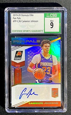 Cameron Johnson rookie auto RC