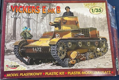 Mirage Vickers E MK B 35304 1/35 STARTED PARTS! Model Kit  Sullys Hobbies 