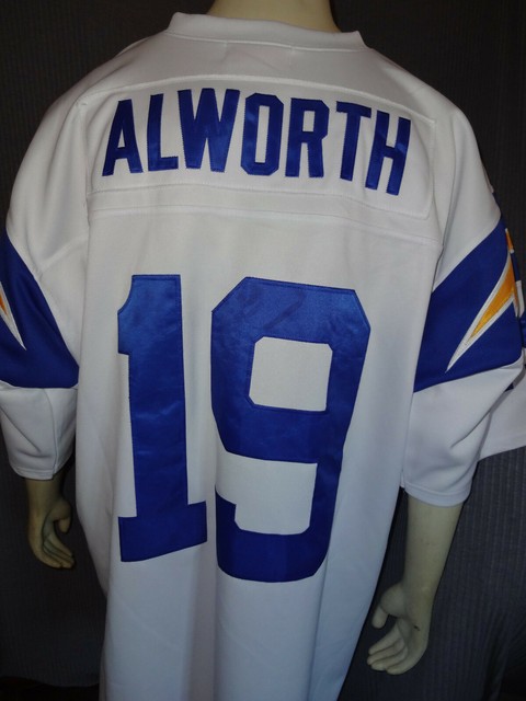 chargers white throwback jersey