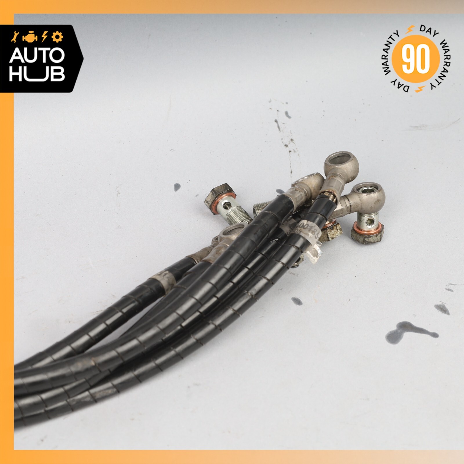 02-07 Maserati Quattroporte M139 F1 Transmission Hydraulic Hose Line Set OEM