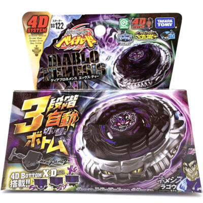 TAKARA TOMY Diablo Nemesis X:D Beyblade Metal Fury 4D Set BB122  New In Stock