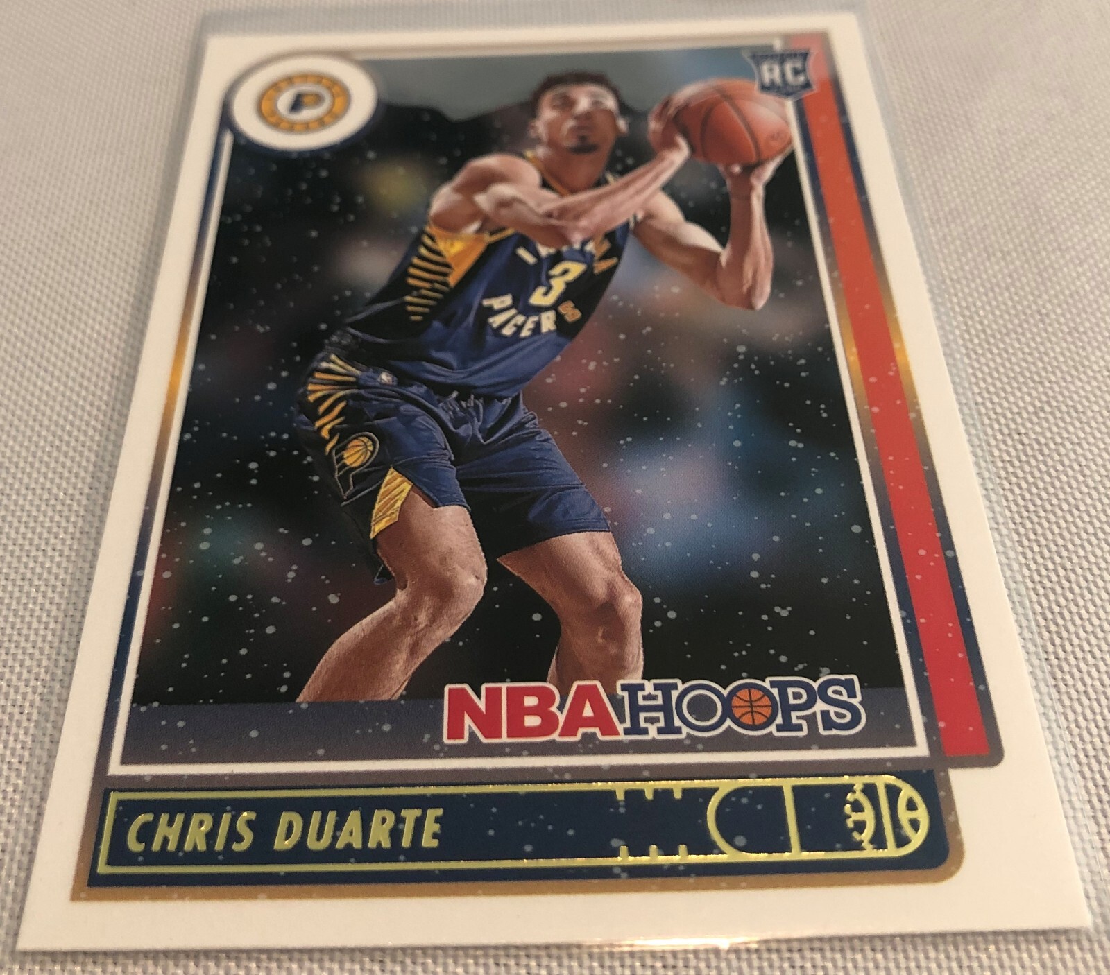 2021-22 Hoops Basketball Chris Duarte Indiana Pacers Winter Holiday Rookie #236