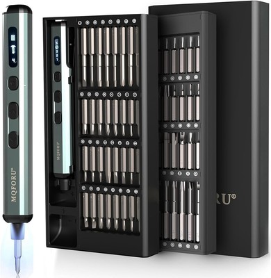 Mini Electric Screwdriver, 72 in 1 Precision Screwdriver Kit with 64 Magnetic...
