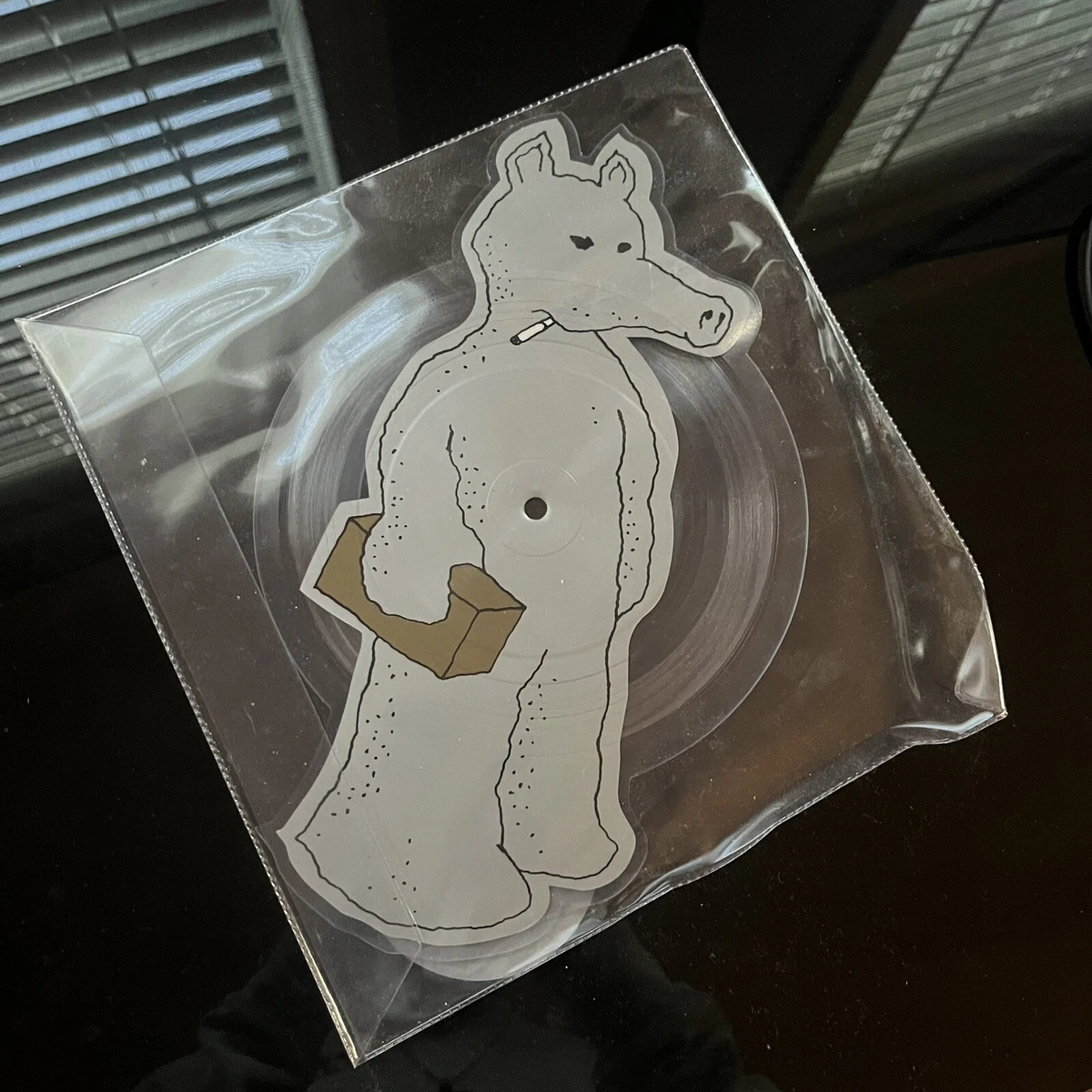 Quasimoto - Talkin Shit / Planned Attack Die Cut Blue Picture Disc