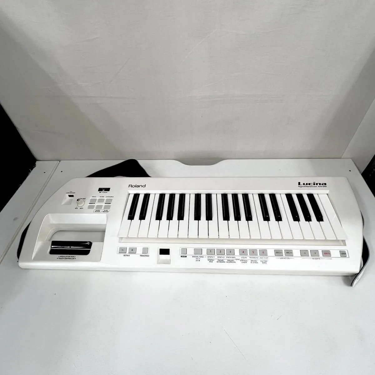 Roland Lucina AX-09 Keyboard Synthesizer Keytar Good Working Free Shipping