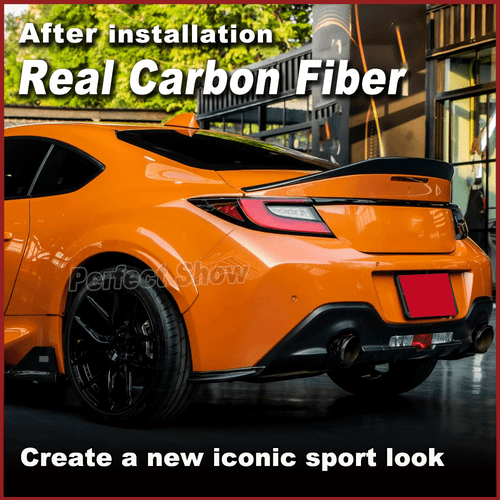 ECHT Carbon Heckspoiler Flügel Spoiler Lippe Für Toyota GT86 Subaru BRZ 2022-24 - Picture 3 of 12