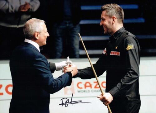 Brendan MOORE Snooker Referee Crucible Final SIGNED 16x12 Photo AFTAL RD COA - Picture 1 of 1