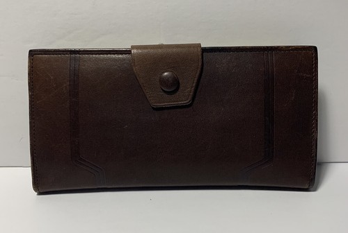 Vintage Renwick Steerhide Brown Leather With Coin Holder~Made In Canada