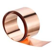 Copper Flashing Pure 0.5mm Thickness 24 Gauge Copper Roll 11ft x 6in