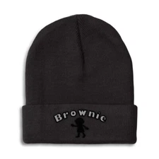 Beanies for Men Brownie Style A Winter Hats for Women Acrylic Skull Cap 1 Size