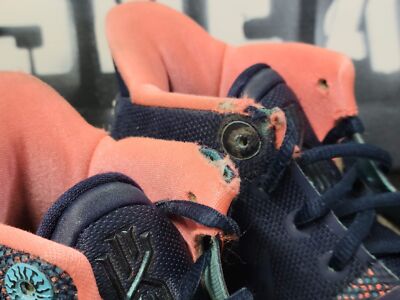 Nike Kyrie 7 Navy Blue/Lime Green/Orange Basketball Shoes CQ9326