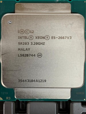 Lot of 2 Intel Xeon E5-2667 v3 SR203