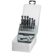 Image of kwb 422544 HSS Metal Drill Bit Set 25 pc 1-13mm DIN 338 in Metal Case