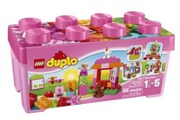 Duplo Pre-kindergarten Large Building Block Toys For Toddlers - 60 Pieces Pink Duplo Pre-kindergarten Large Building Block Toys For Toddlers - 60 Pieces Pink