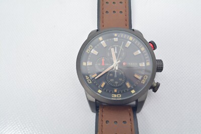 Curren Chronometer Mens Battery Operated Watch