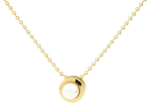 Collana Bering In Acciaio Inox Con Ciondolo E Zirconi – Lunghezza 45 Cm – Donna Argento - Foto 2