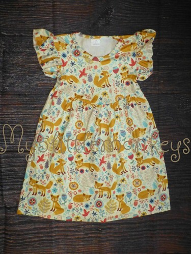 NWT Boutique Fox Girls Sleeveless Pearl Dress