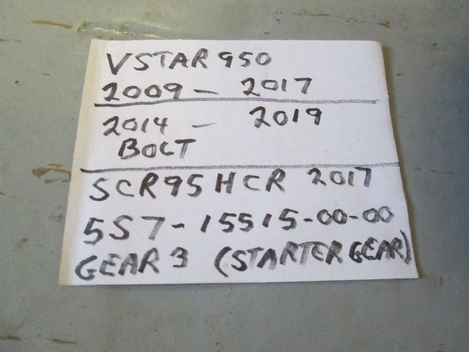 Yamaha V-Star 950 arranque ralentí engranaje 3 Foto 3 de 4