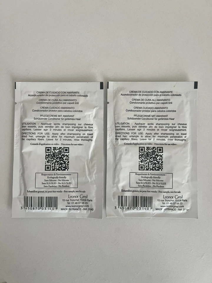 Condicionadores protetores de cor desembaraçadora Leonor Greyl Crème De Soin A L’amarante - Imagem 4 de 4