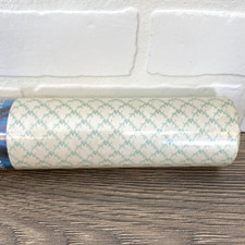 1 Roll Vintage Norwall Vinyl Wallpaper Green Floral Diamond Cottage 55.7 sq ft
