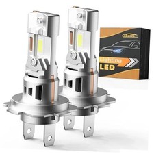 Light Bulbs, Super Bright 6500K Cool White,700 Brighter Than Halogen, Plug H7