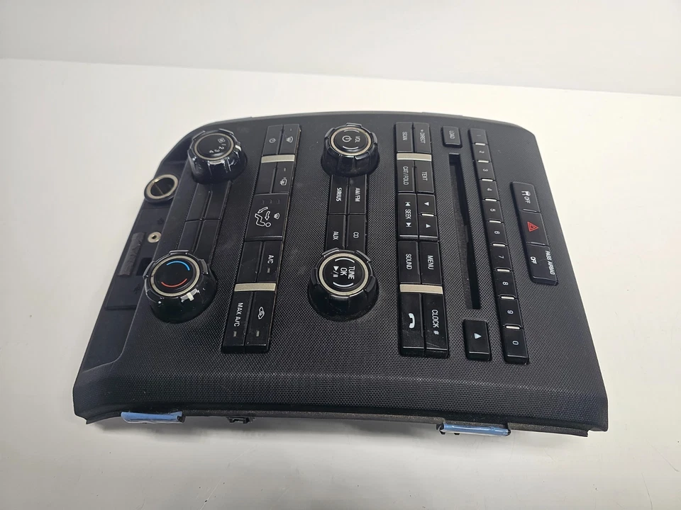 Radio control de clima Ford F-150 2009-2014 CD AUX bisel frontal CL3T-18A802-HA Foto 2 de 4