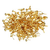 4.5X8Mm StäBe FüR Papier Handarbeit 200Stk Rund Papier Verschluss Metall Gold