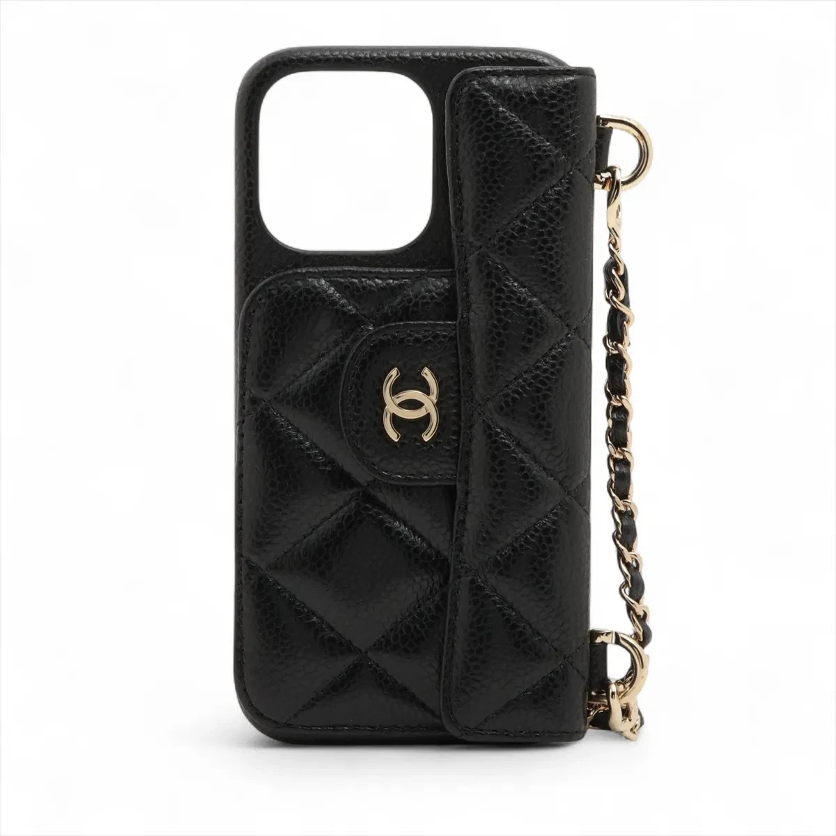 CHANEL フォンケース スマホケース《 CHANEL 》チェーン クラッチ//フォンケース (CHANEL