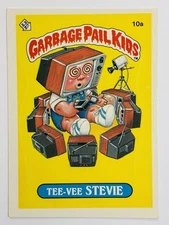 1985 Garbage Pail Kids GPK -Series 1 -Matte #10a TEE-VEE STEVIE (EX) See PICS!!