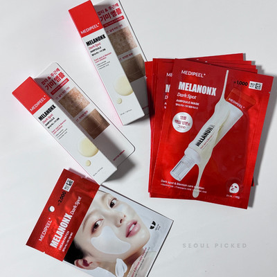 MEDIPEEL MelanonX Dark Spot Value Pack   Ampoule + Ampoule Mask + Cream Patch