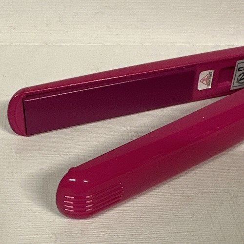 Mini plancha de pelo plancha Hot Pink Croc F601 tamaño de viaje - Imagen 5 de 6
