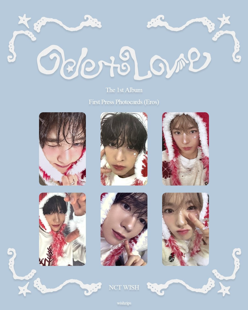 NCT WISH - Ode to Love Official Photocard KPOP Xion Riku Yuushi