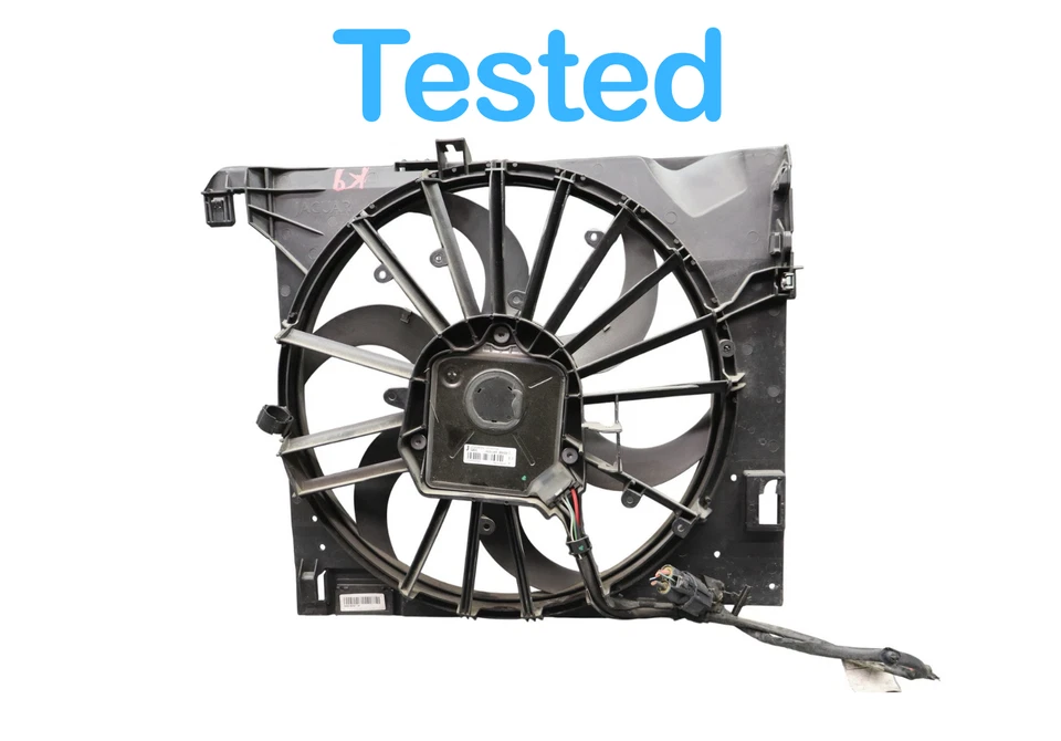 Оригинальный вентилятор охлаждения двигателя радиатора в сборе для Jaguar X152 F-Type XK 10-21 годов выпуска - Изображение 3 из 4