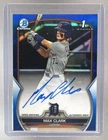 Max Clark 2023 Bowman Chrome Draft #CDA-MC Blue Refractor 1st RC Auto 63/150
