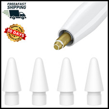 4 Replacement Tips Compatible with Apple Pencil 1st/2nd Gen Pencil Nibs for iPad