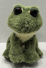 Aurora Plush Green Frog With Big Eyes 11  Stuffed Animal Toy 2020