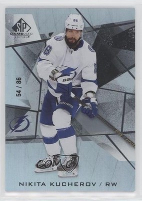 2021-22 Upper Deck SP Game Used Edition 54/86 Nikita Kucherov #38 0yo8