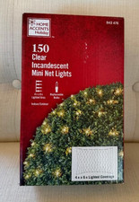 HOME ACCENTS HOLIDAY 150 CLEAR INCANDESCENT MINI NET LIGHTS NEW FAST SHIPPING