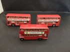 MATCHBOX LESNEY,SUPERFAST LOT OF THREE LONDON BUSES