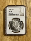 1880 S Morgan Dollar NGC MS 66