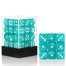 36 of Pack 12MM 6 Sided Dice Set,Pearl Pattern Game Dice Set, 6 Sided Standar...