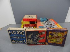 16mm FILM LOT HOME MOVIES SPLICER 137 U. S. CARRIER FIGHTS KEYSTONE COPS BROWNIE
