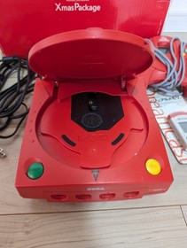 Dreamcast SEAMAN Xmas Package Red Console Limited Boxed SEGA Tested System JP