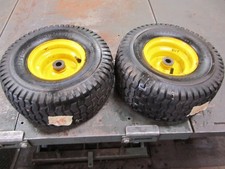 John Deere L118 Front Wheels Rims Tires 15x6.00-6 Pair Set